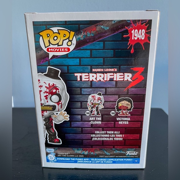 David Howard Thornton signed Funko Pop! #1948 Art The Clown from Terrifier & COA - Picture 3 of 8